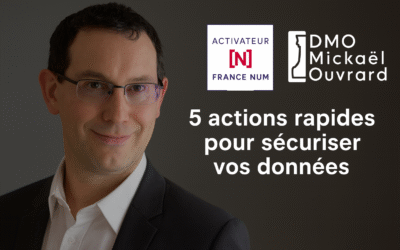 5 actions simples pour sécuriser ses données